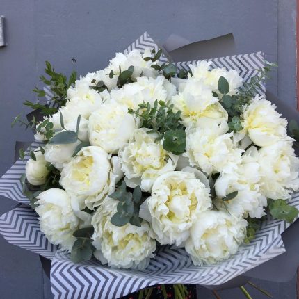 Пломбир - Огромный букет пионов